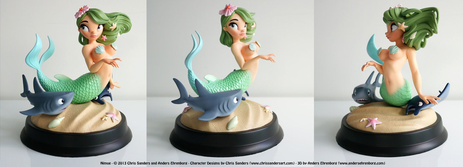 Nimue Statues, collaboration with Chris Sanders